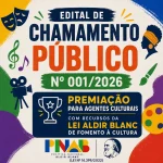 EDITAL DE CHAMAMENTO PÚBLICO Nº 001/2026 PREMIAÇÃO PARA AGENTES CULTURAIS COM RECURSOS DA LEI ALDIR BLANC DE FOMENTO À CULTURA – PNAB (LEI Nº 14.399/2022)