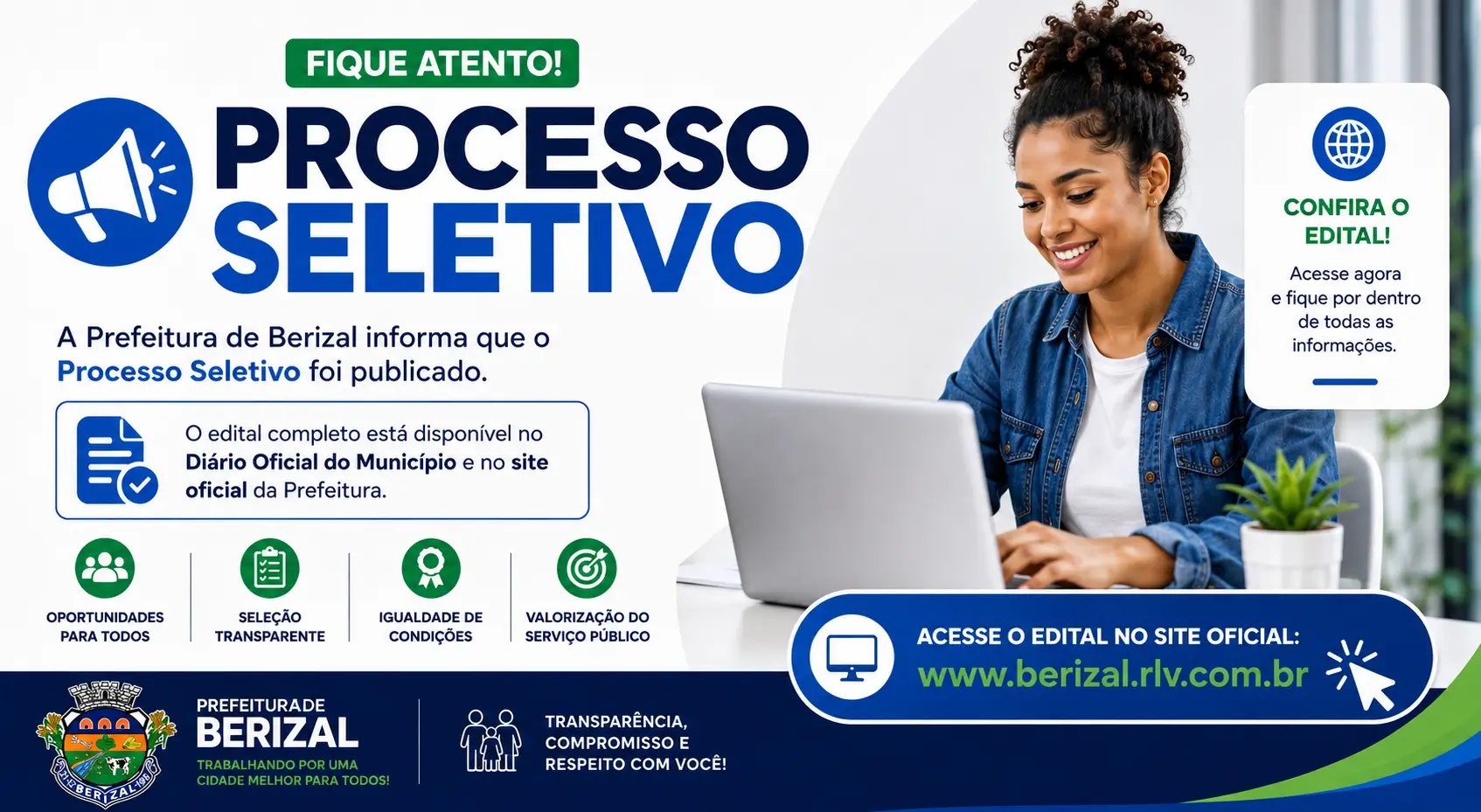 Processo Seletivo — Prefeitura de Berizal